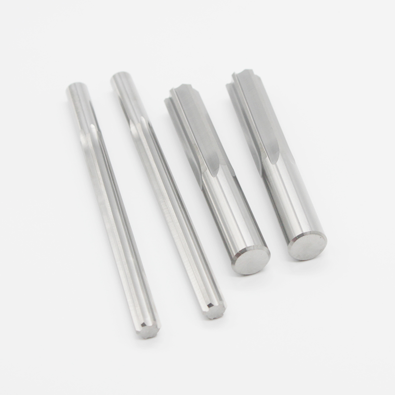 HRC 50/60 Solid Tungsten Carbide CNC Straight Fluted Reamer Coating