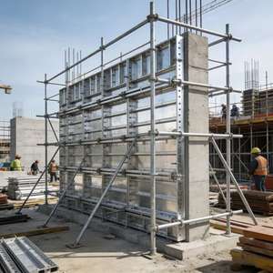 Sistema di Casseforme in Alluminio 6061-T6 Durevole, Riutilizzabile Oltre 300 Volte, Facile Montaggio per Progetti di Costruzione - Product Image 1