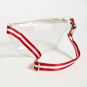 กระเป๋าคาดเอวใสแบบซิป PVC สำหรับผู้หญิง น้ำหนักเบา กันน้ำ เหมาะสำหรับเดินทางและเล่นกีฬาช่วงฤดูร้อน - Product Image 5