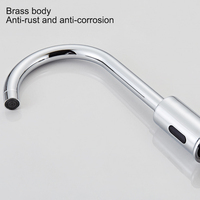Bassin de salle de bain intelligent boîte de contrôle intelligente mouvement robinet de cuisine capteur tactile évier intelligent robinet d'eau