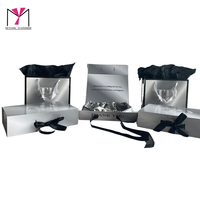 Coffret d'emballage rigide TD HAIR CO avec sacs à cordon et accessoires pour extensions de cheveux, design de logo personnalisé haut de gamme