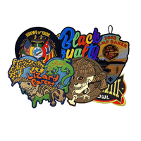 Patch en chenille personnalisé à repasser sur les vêtements, broderie de lettres varsity pour veste de marque