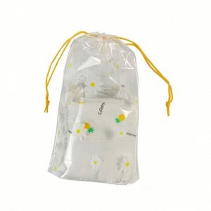 Nouveaux sacs à cordon transparents tendance, fabricant de sacs en plastique PE pour l'emballage de vêtements et de chaussures - Product Image 4