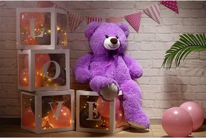 Oso de peluche de lavanda perfumado, juguete de felpa personalizado, bajo nivel de pedido, OEM, oferta - Product Image 3