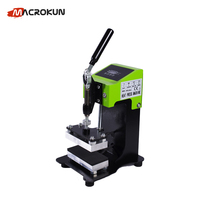 Presse à chaud hydraulique manuelle 1 tonne de pression Mini presse à chaud pour la résine