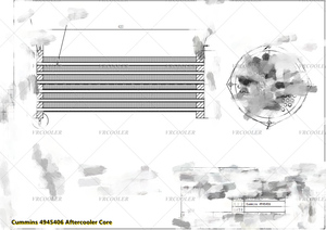 Thay thế của cuni Ống <span class=keywords><strong>intercooler</strong></span> và aftercooler cho thương hiệu máy nén động cơ PN 4945406 - Product Image 2