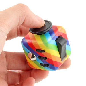 Cubo Antistress Personalizzato Promozionale, Giocattoli Sensoriali Antistress, Giocattoli per Alleviare l'Ansia, Cubo Girevole a 4 Lati - Product Image 5