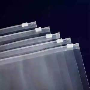 Tùy Chỉnh Phân Hủy Sinh Học Nhỏ Zip Khóa Bao Bì Tote Áo Phông Tùy Chỉnh Frosted Dây Kéo Túi <span class=keywords><strong>Frost</strong></span> Túi Nhựa - Product Image 6