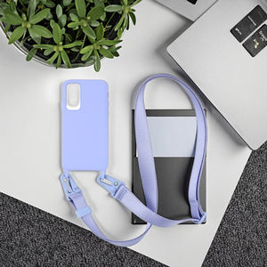 Étui en silicone pour collier à chaîne pour Samsung <span class=keywords><strong>S22</strong></span>/S23U/S24Plus 5G étui pour téléphone portable lanière sangle de cou corde <span class=keywords><strong>cordon</strong></span> couverture - Product Image 3