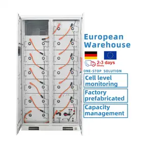 High Power 100kwh-500kwh Max Zonne-Energie Ingang 50kw 60kw Zonne-Energie Lithium Opslag Batterij Outdoor Energie-Opslagcabine