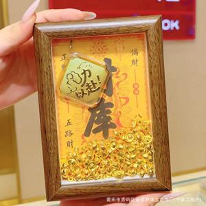 Cornice Dorata per Ufficio, Tesoreria, Foto, Regalo di Capodanno, Souvenir, per Anziani e Amici. - Product Image 2