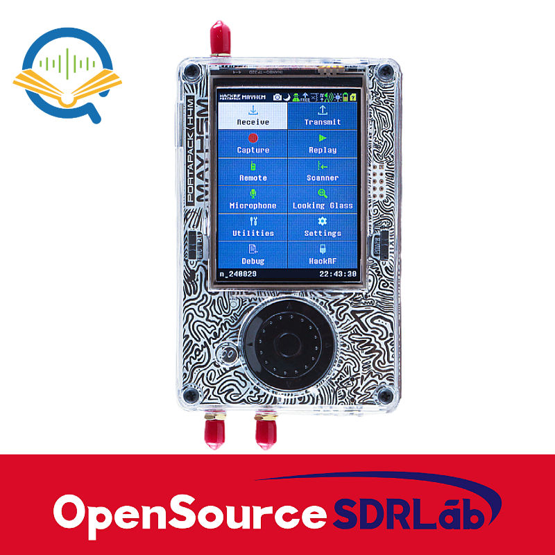 OpenSourceSDRLab HackRF R10C & PortaPack H4M Kit - 1MHz-6GHz