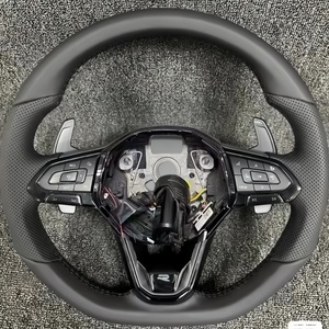 Factony Ventas Directas Costura Negra de Cuero Perforado para Volkswagen Golf MK7 8 Jetta Passat B8 <span class=keywords><strong>Polo</strong></span> Tiguan <span class=keywords><strong>GTI</strong></span> - Product Image 1
