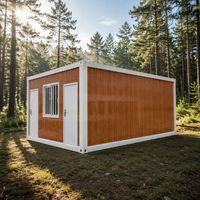 Maison conteneur démontable modulaire en acier préfabriqué 20ft 40ft à assemblage rapide pour bureau de chantier et usage domestique