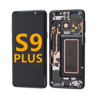Layar LCD Ponsel Original Berkualitas 6.2-Inci 2960x1440 dengan Bingkai untuk S9 Plus