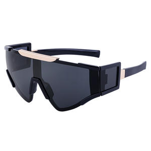 Lunettes de soleil polarisées pour hommes, pour le cyclisme et les sports de plein air, protection UV400, monture blanche, verres PC, anti-UV, classe 2 - Product Image 3