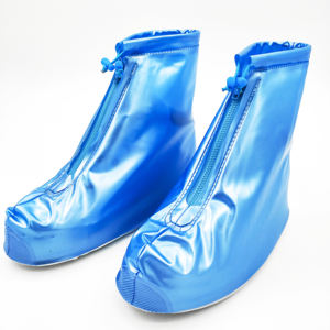 Chaussure de pluie en PVC réutilisable de haute qualité, couverture de protection antidérapante, bottes imperméables - Product Image 6