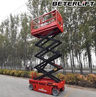 Beterlift 8m 10m AC Élévateur à ciseaux électrique E-Drive pour travaux intérieurs et extérieurs, surfaces planes