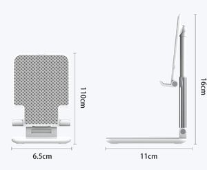 แท่นวางโทรศัพท์มือถือพลาสติกตั้งโต๊ะแบบพับได้แท่นวางโทรศัพท์มือถือพร้อมโลโก้ตามสั่งสำหรับโปรโมชัน - Product Image 2