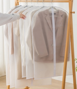 Sacs à <span class=keywords><strong>vêtements</strong></span> étanches transparents et étanches à la poussière longs avec <span class=keywords><strong>housse</strong></span> <span class=keywords><strong>de</strong></span> <span class=keywords><strong>protection</strong></span> <span class=keywords><strong>pour</strong></span> <span class=keywords><strong>vêtements</strong></span> à fermeture éclair - Product Image 4