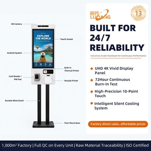 Kiosco de Autoservicio de 32 Pulgadas que Ahorra Trabajo, Máquina POS para Restaurantes con Pago por Código QR Integrado para un Pago Más Rápido - Product Image 6