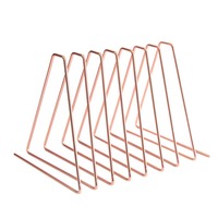 Porte-revues en métal style Ins, support de classement triangulaire, organiseur de documents de bureau