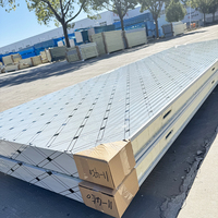 Panneau sandwich à âme en polyuréthane en gros avec tôle galvanisée en aluminium-zinc pour application en chambre froide