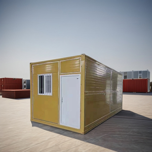 Nhà máy-prefab gấp di động đúc sẵn <span class=keywords><strong>container</strong></span> nhà bếp nhà di động nhỏ nhà trên Trailer bánh xe sử dụng văn phòng làm bằng thép - Product Image 3