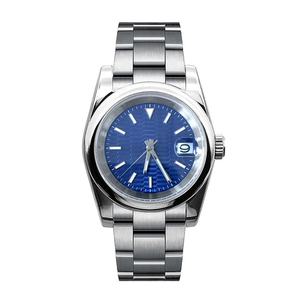 Montre mécanique automatique de luxe pour homme, saphir, étanche, luminescente, affichage de la date, logo personnalisé, acier - Product Image 2