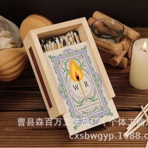 Caja de Almacenamiento de Cigarrillos de Madera, Color Natural, Forma de Barra, Organizador de Escritorio para Uso en Hoteles y Bares, con Impresión de Logotipo - Product Image 1