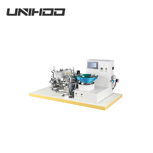 Machine à coudre industrielle 373D à alimentation automatique, configuration verticale pour chaîne de boutons, configuration à lit plat en fer, chaîne - Product Image 2