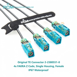 Cable Divisor GMSL2 a Fakra para Cámara GMSL Impermeable MATE-AX x 4, Cable de Conexión para Pantalla GMSL2 para NVIDIA DRIVE AGX <span class=keywords><strong>Thor</strong></span> Developer Kit - Product Image 4