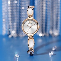 Montre à quartz pour femme de style chinois avec boîtier en alliage, cadran à aiguilles étanche, épaisseur 10 mm
