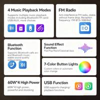 Autoradio MP3 1 DIN 12V avec USB/TF, Récepteur FM, Amplificateur Haute Puissance, Télécommande et WiFi Intégré