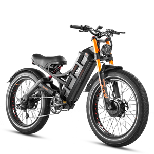 Vélo à double batterie 52V 20Ah*2, autonomie étendue, moteur 250W, vélo électrique d'aventure avec chargeur rapide pour longues balades - Product Image 2