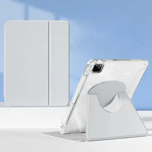 Schlussverkauf Leder-Tablet-Bildschirmhalterung-Hülle Anti-Fall-Magnetische Folio-Akrilsilk-Silikon-Tablet-Hülle für iPad Pro 11 Hülle