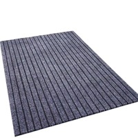 Moquette rayée moderne pour bureaux commerciaux, hôtels, intérieur et extérieur, lavable, imperméable, jacquard, antidérapante, fabriquée à la machine