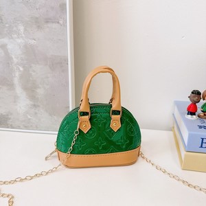 Borsa <span class=keywords><strong>per</strong></span> Bambini 2024 Nuova Moda Europea e Americana Mini Borsa a Conchiglia Goffrata con Chiusura a Zip Elegante Borsetta a Tracolla con Catena <span class=keywords><strong>per</strong></span> <span class=keywords><strong>Bambine</strong></span> Esportazione - Product Image 6