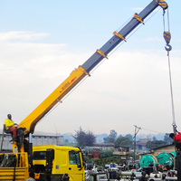 Grue sur camion XCMG d'origine SQ14SK4Q, camion de 14 tonnes avec grue montée à vendre