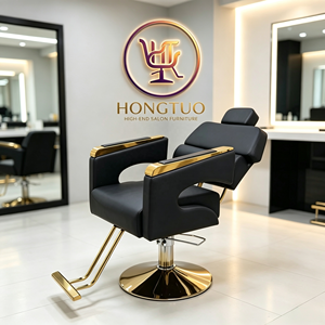Z <b>Reclining</b> New Design Hair Cutting <b>Chair</b> Synthetic <b>Leather</b> Lifting Barber Shop <b>Chair</b> - Product Image 1