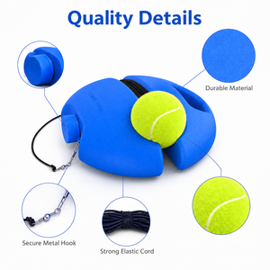 Accesorios <span class=keywords><strong>de</strong></span> Pádel al por Mayor, Entrenador <span class=keywords><strong>de</strong></span> Tenis Portátil, Pelota <span class=keywords><strong>de</strong></span> Rebote para Entrenamiento Individual, Herramienta <span class=keywords><strong>de</strong></span> Práctica con Cordón Elástico para Jugadores <span class=keywords><strong>de</strong></span> Tenis - Product Image 4