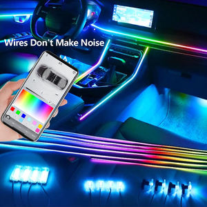 Upgrade Universal 18 in 1 Symphony LED Car <b>Interior</b> Ambient Lighting 256 Color Decoration Atmosphere Strip <b>Accessories</b> - Product Image 6