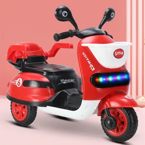 Drie Plastic Wiel Kids Elektrische Motorfiets Met Licht En Muziek/Baby Batterij Motorfiets Te Koop