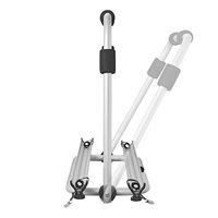 Porte-vélos pour caravane, porte-vélos pour 2 vélos, porte-vélos réglable, rack de squat pour caravane