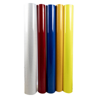 Láminas reflectantes retro prismáticas de varios colores al por mayor de fábrica para señal de seguridad de tráfico