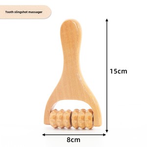 Personnalisé <span class=keywords><strong>en</strong></span> <span class=keywords><strong>cuir</strong></span> <span class=keywords><strong>en</strong></span> bois fronde dent Portable ménage dragage méridien masseur pour outil de Massage du corps - Product Image 3