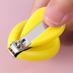 Ensemble de coupe-ongles pour bébé portable rose bleu jaune en plastique sûr pour nouveau-né et tout-petit - Product Image 3