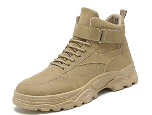 新しいカジュアルスポーツシューズメンズファッションスニーカーミッドカットスニーカーインメンズシューズホワイトプラッシュピクチャーズラバーメッシュ1ペア/oppバッグ - Product Image 4