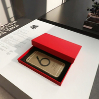 Boîte d'emballage personnalisée de luxe en carton avec couvercle et fond, écologique et recyclable, gaufrage pour étui de téléphone portable pour X 17 Pro