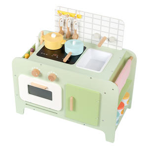 Mini ensemble de jeux de <span class=keywords><strong>cuisine</strong></span> en bois vert éducation précoce vie <span class=keywords><strong>cuisine</strong></span> jouets <span class=keywords><strong>d</strong></span>'<span class=keywords><strong>apprentissage</strong></span> pour la maison de jeu de rôle des filles - Product Image 3